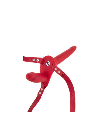 Double gode ceinture rouge vibrant - CC5310020030